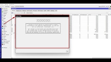How to Set MikroTik System Note Banner | Login Banner | MikroTik |