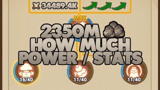 1 Month of Ore Saving - How Much Stats & Power in Legend of Mushroom ? Tech Rush Event