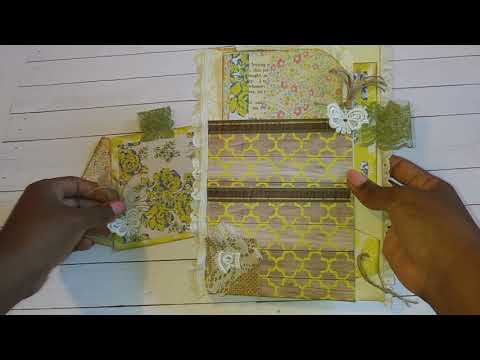 Junk Journal Pen Pal Idea// File Folder Pocket