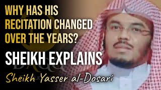 Why His Style Has Changed Over The Years | English Subtitles | Sh. Yasser al-Dosari | #ياسر_الدوسري