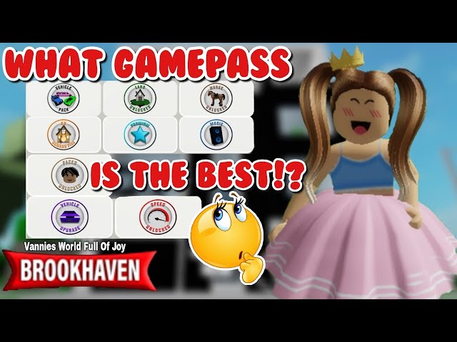 Exploring all the gamepasses in Roblox Brookhaven