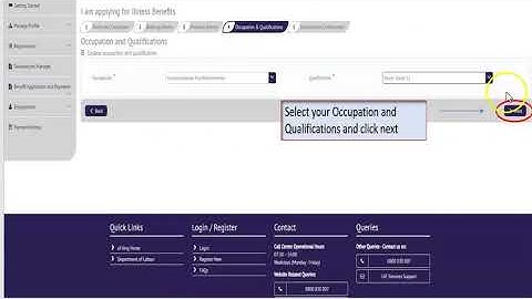 Uploading supporting documents on uFiling for (Martenity, Illness and Adoption benefits)