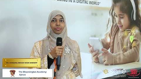 Ms. Hussaina Begum Noor Sherieff, Principal of The Bloomington Academy School, Ajman