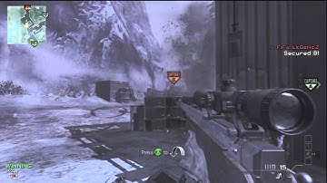 MW3 Crazy No Scope Triple Kill! [1 Bullet]