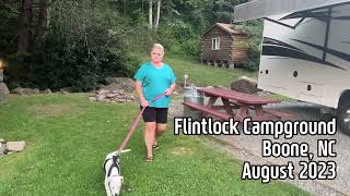 Review of the Flintlock Campground in Boone North Carolina