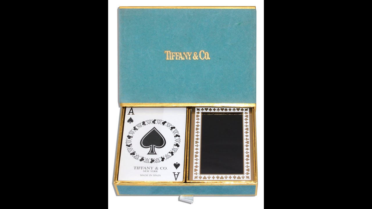 tiffany's playing cards
