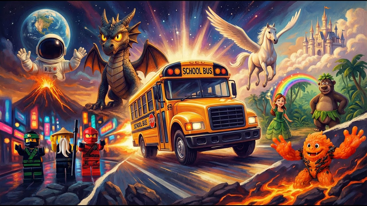 The Magic Wheels on the Bus