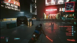 Cyberpunk 2077 Phantom Liberty Gameplay Bike Combat W/ Katana No Commentary