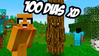 MINECRAFT pero SOBREVIVI 100 DIAS ESCONDIDO XD