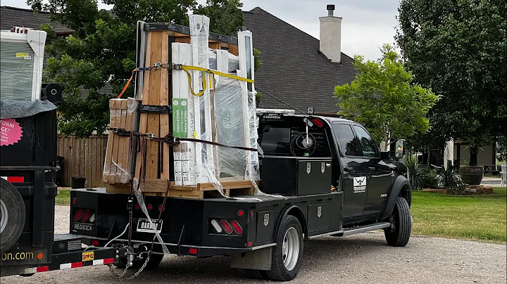 Maßgeschneiderte Vorrichtung für den sicheren Fenstertransport