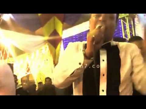 مجنون احمد شيبه يفاجيء احمد شيبه فى فرح شعبى بالسنبلاوين دقهلية