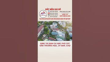 Bán 92m2 đất tái định cư Bắc Phú Cát - Đất nền Hòa Lạc | 0977030660