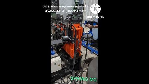 Automatic Spring Making Machine #shuttermachine #spring cont.us 8669562123/9595504141