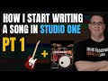 Studio one song production  finding the perfect beat in ez drummer 3