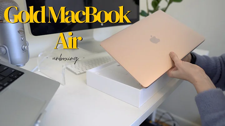 Gold MacBook Air Unboxing | 2022