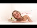 Self care day skincare cleaning exercise my pamper routine