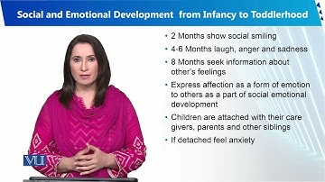 Social and Emotional Development from Infancy | Human Development and Learning | EDU302_Topic019
