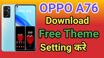 OPPO A76 Theme Change Kaise Kare || How To Theme Change OPPO A76 Theme Download Kaise Kare