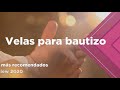 Velas para bautizo