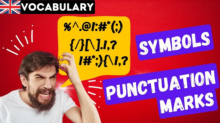 Can you name these punctuation marks and symbols in English ?