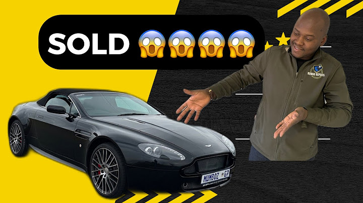 I SOLD MY ASTON MARTIN | DURBAN ROAD TRIP | HOW MUCH I SOLD THE CAR FOR