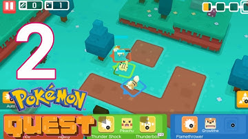 Pokemon Quest:  Gameplay Walkthrough Part 2 - First Steppe Completed ! (iOS, Android)