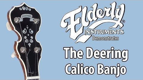 Deering Calico Resonator Banjo | Elderly Instruments