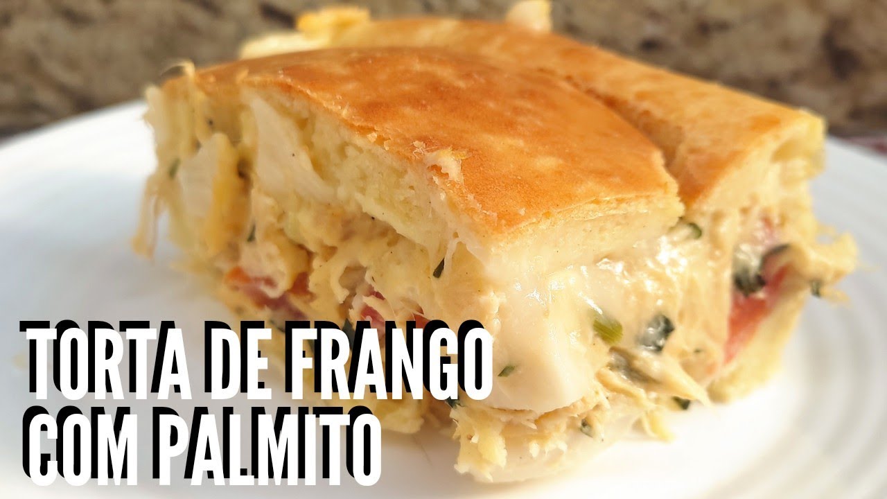Torta de Liquidificador | Frango com Palmito | Jacqueline Freire