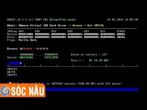 Sửa Bad ổ cứng bằng Hiren Boot, kiểm tra ổ cứng bị bad | Foci