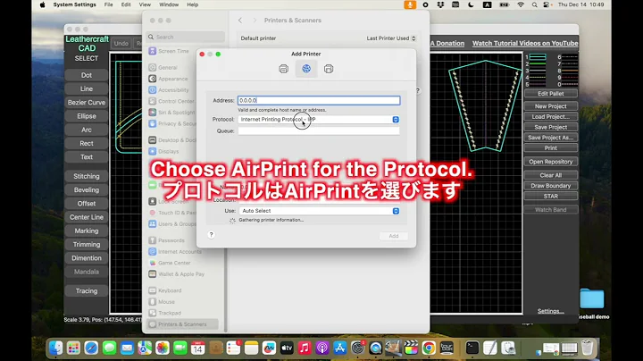 How to add/install a virtual printer to Mac