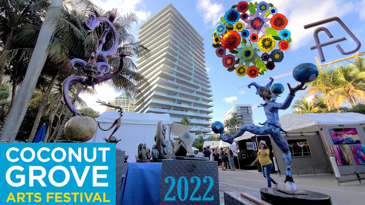 Coconut Grove Arts Festival CGAF 2022 It's Back! YouTube