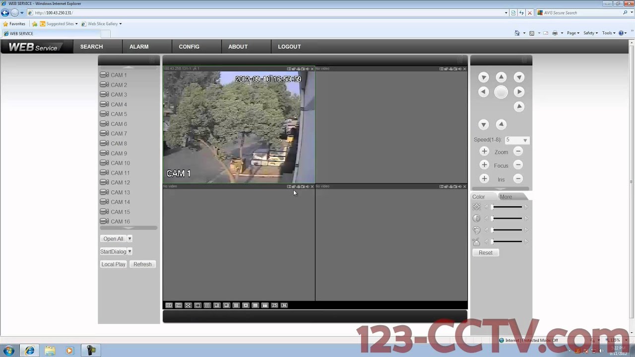DVR Recorder Search, Playback and Download Video Over The