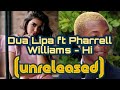 Dua lipa ft pharrell williams  hi full leak