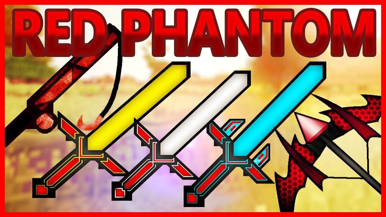 R3D PHANTOM PVP l Review Texture Pack l Minecraft - YouTube