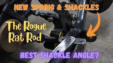 RAT ROD TRANSVERSE LEAF SPRING - SHACKLE ANGLE