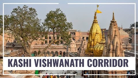 KASHI VISHWANATH CORRIDOR, VARANASI || Drone view of Kashi Vishwanath temple
