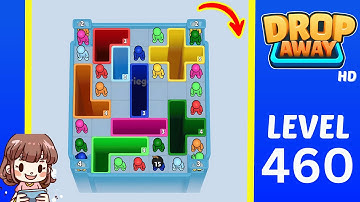 Drop Away Level 460 Solution Walkthrough
