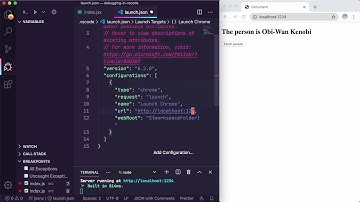 Debug frontend code in VS Code (5/5 - Debugging in VS Code)