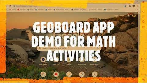 GEOBOARD APP FOR ONLINE MATH ACTIVITIES