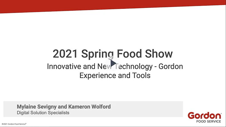 Webinar - Innovative & New Technology