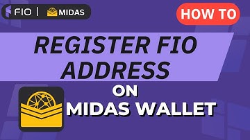 Register FIO Address in Midas Wallet