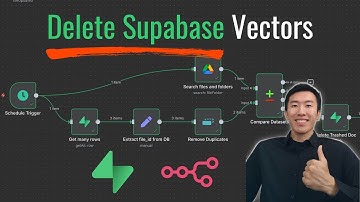 How to Delete Supabase Vectors When Google Drive File is Deleted