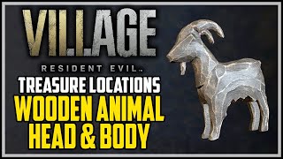 Wooden Animal Head & Body Resident Evil 8 Village