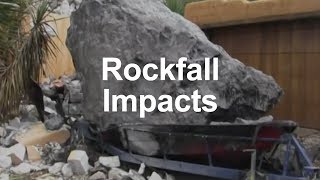 Rockfall Impacts from the Christchurch Quake