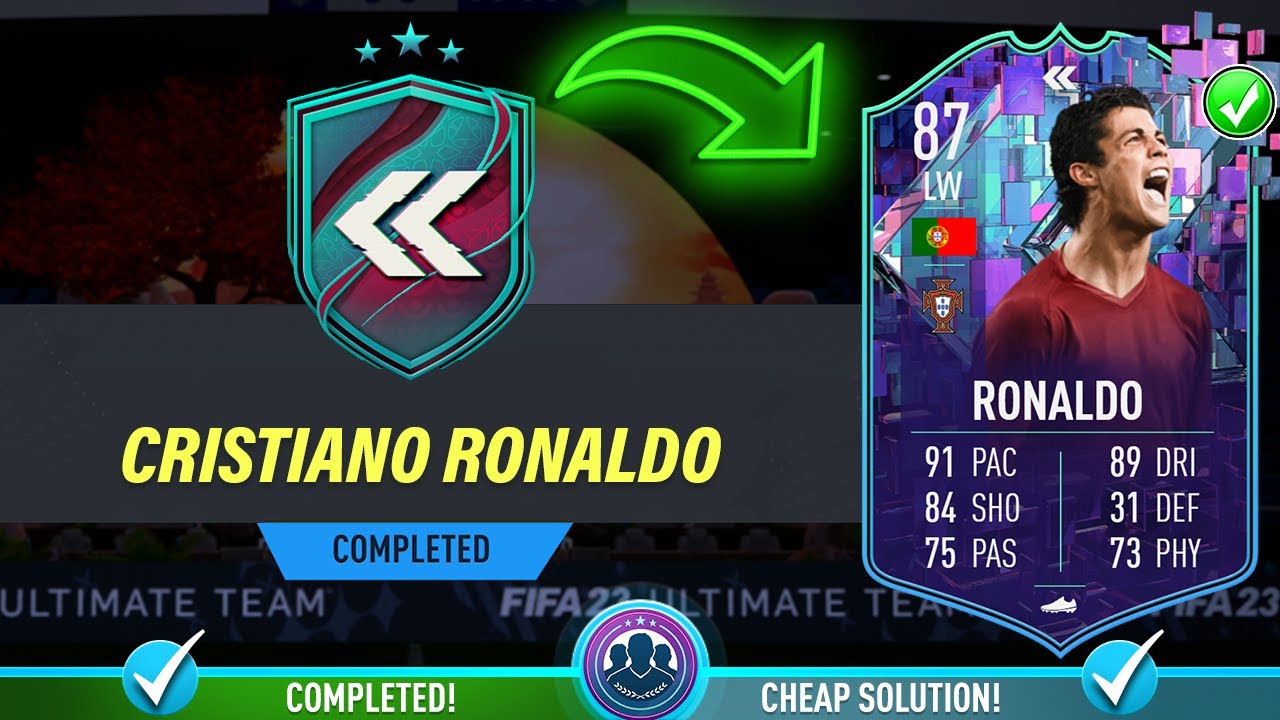 87 Flashback Cristiano Ronaldo SBC Completed - Cheapest Solution & Tips - Fifa 23