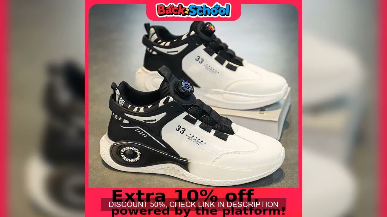 Mens Sneakers with Rotating Buckle Comfy Non Slip Lace up Durable Shoes for Mens Outdoor Activities