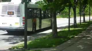 MTA Maryland: 2006 New Flyer DE40LFR (Hybrid) #06008 on Route qb40 @ Hopkins Bayview