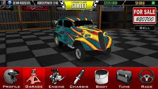 Me racing a classic car drag race. screenshot 4