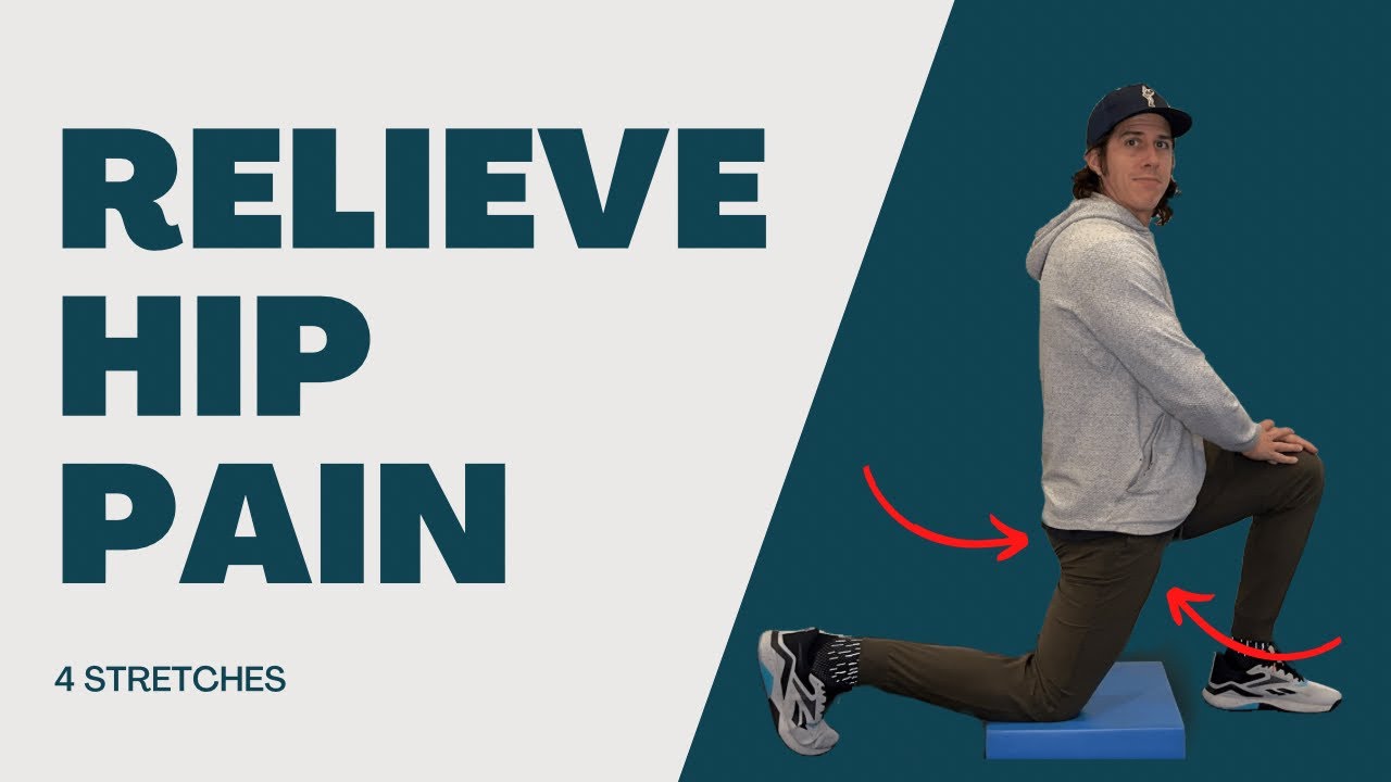 Best Hip Pain Relief Stretches Realtime Routine YouTube