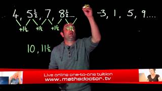 101 Linear sequences not necessarily integers